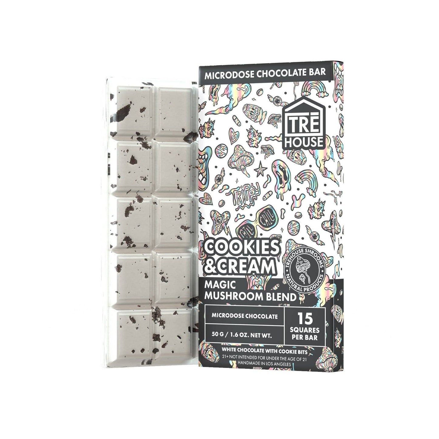 Tre House Mushroom Chocolate Bar – 10ct