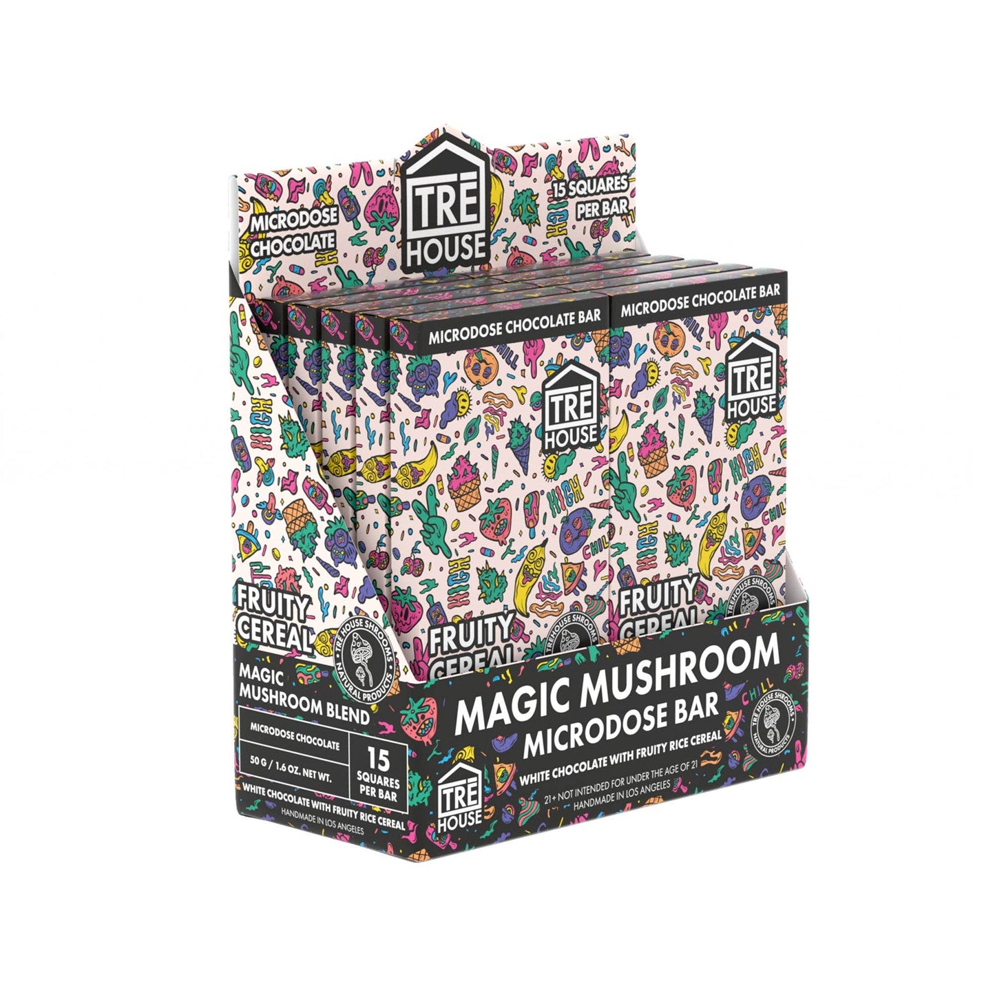 Tre House Mushroom Chocolate Bar – 10ct