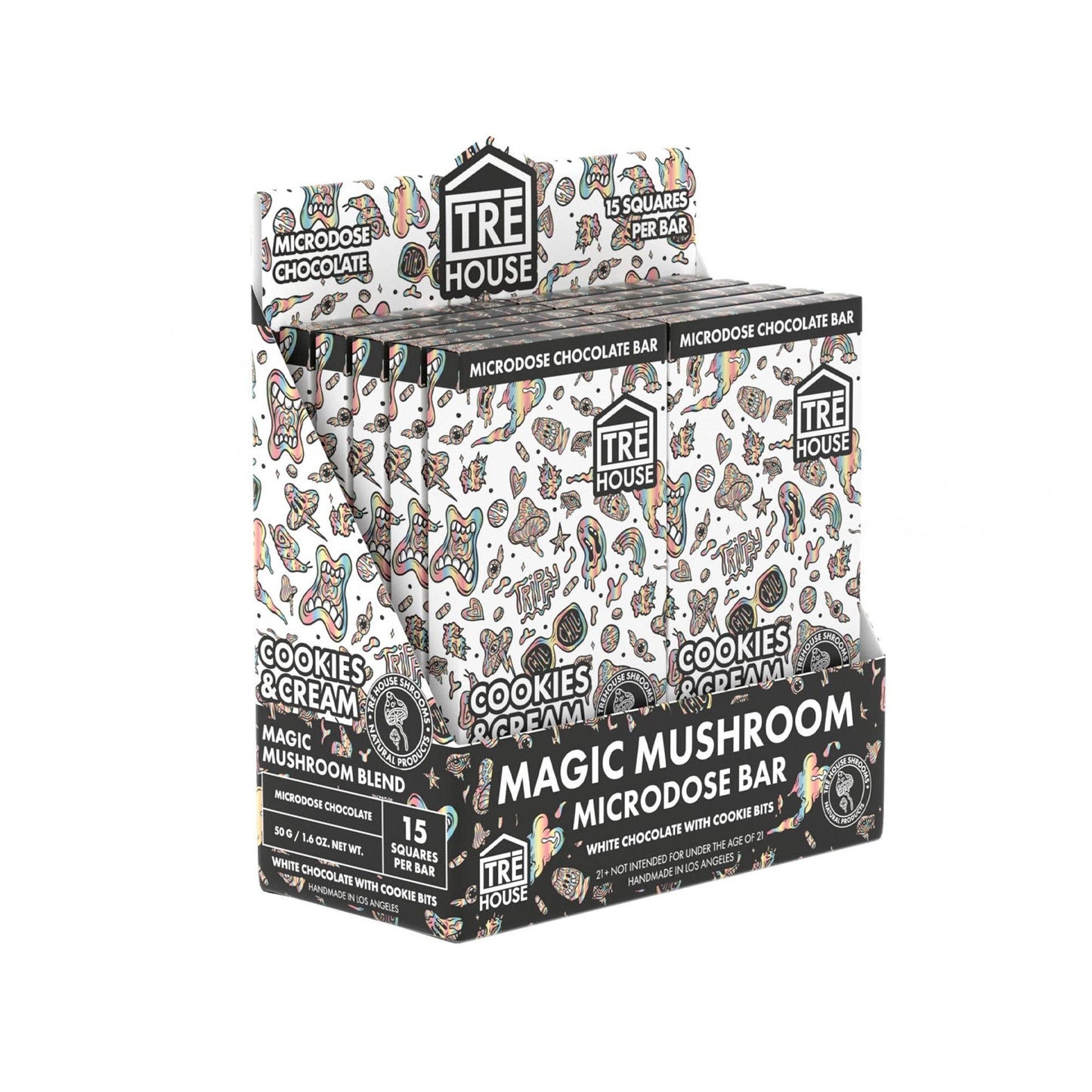 Tre House Mushroom Chocolate Bar – 10ct