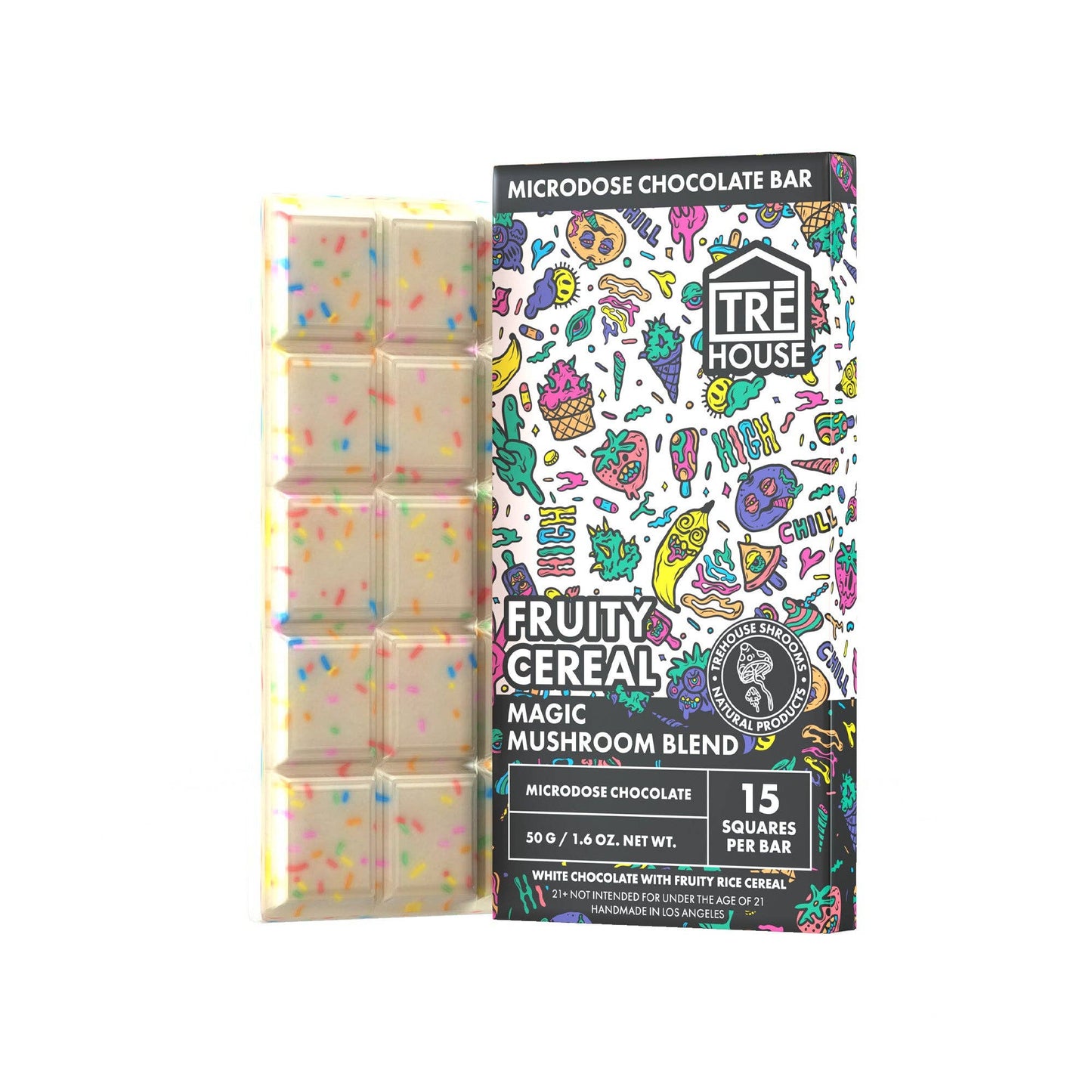 Tre House Mushroom Chocolate Bar – 10ct
