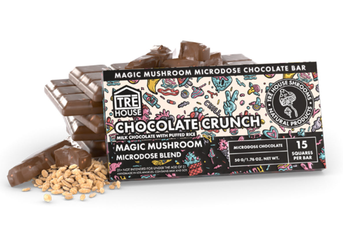 Tre House Mushroom Chocolate Bar – 10ct