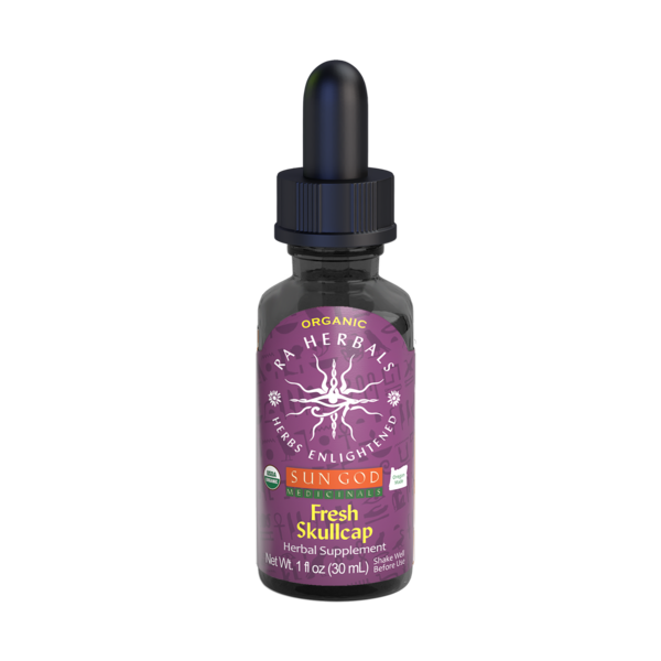 Organic Fresh Skullcap Tincture 1oz