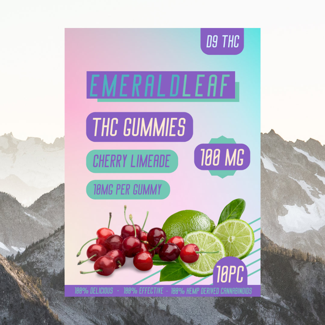 Emerald Leaf D9 Gummies 100mg (10mg per piece)