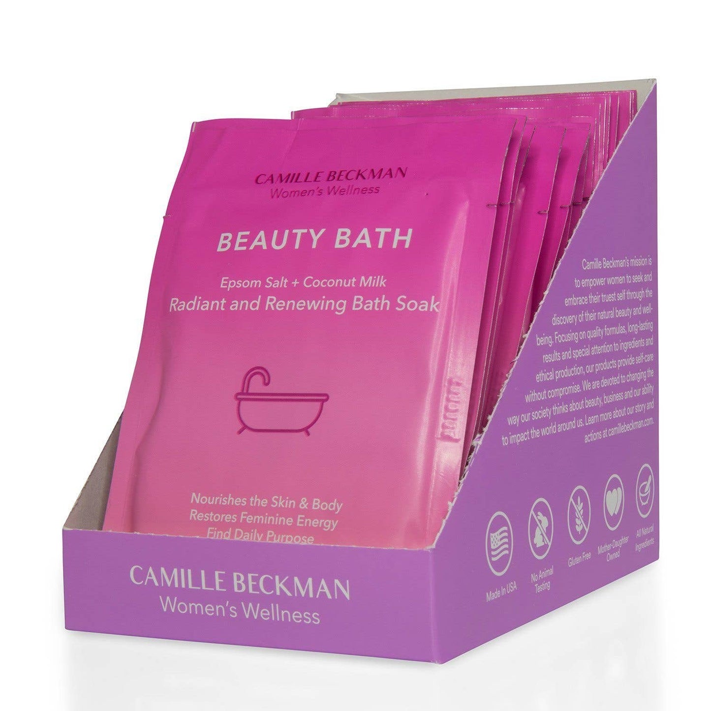 Beauty Bath Radiant and Renewing Bath Soak- Single Use