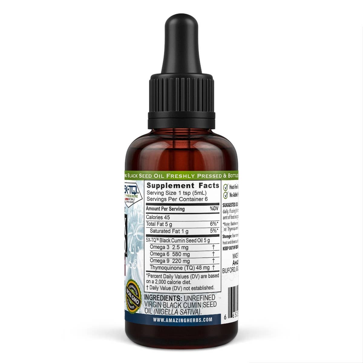 12001 - Premium Black Seed Oil 1oz Bottle