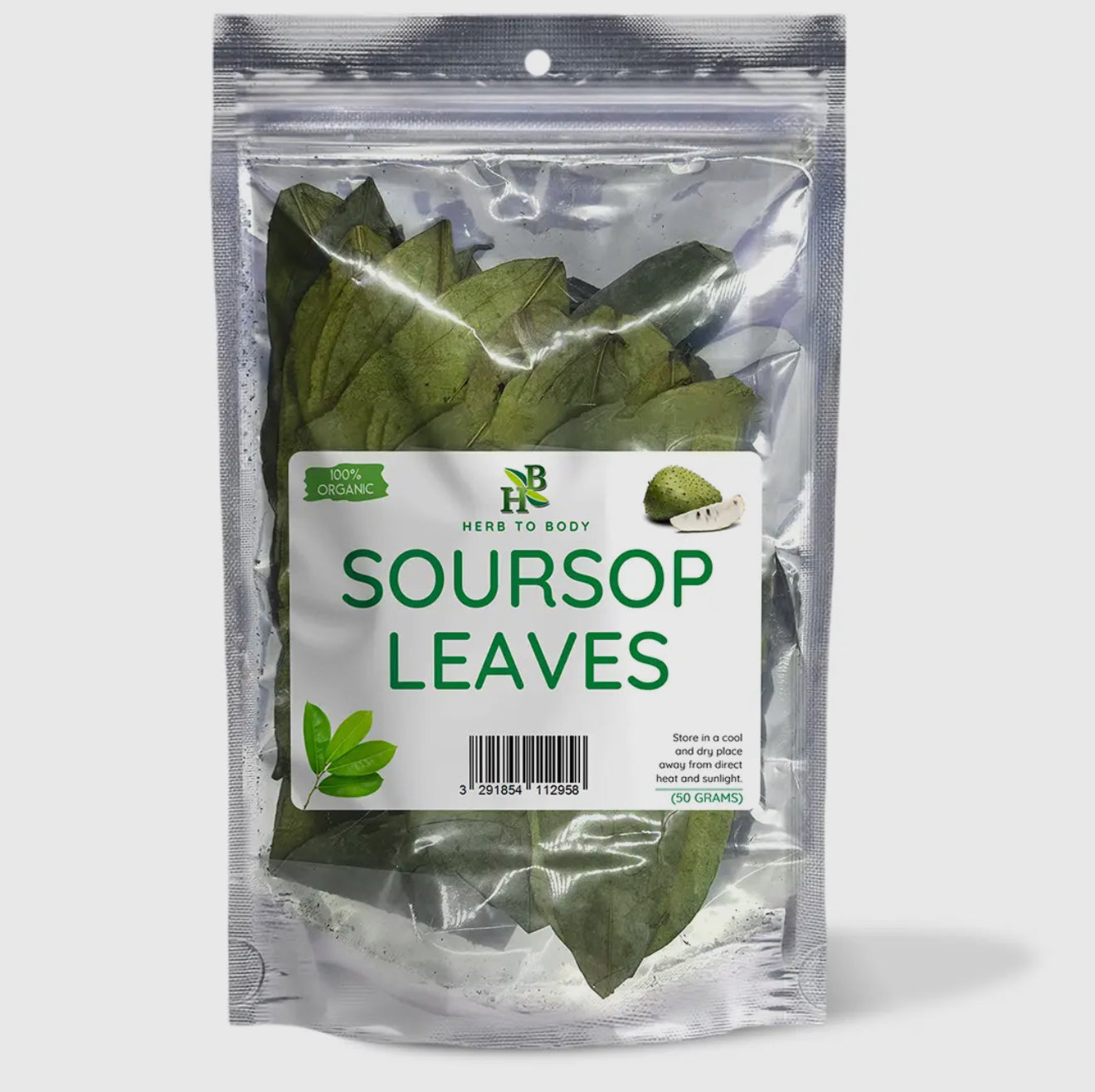 Organic Soursop Leaves 50g - Dried
Leaf | Hoja De Guanabana