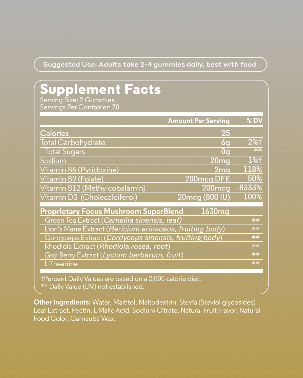 NOON Focus Mushroom Gummy Delights