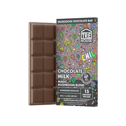 Tre House Mushroom Chocolate Bar – 10ct