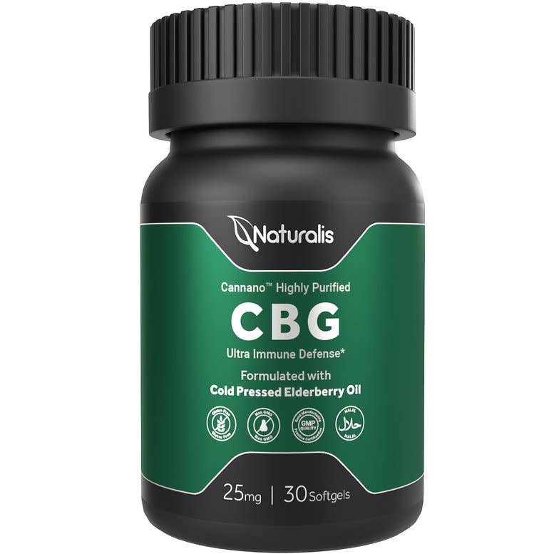 Naturalis Highly Purified CBG 25mg Immune Support