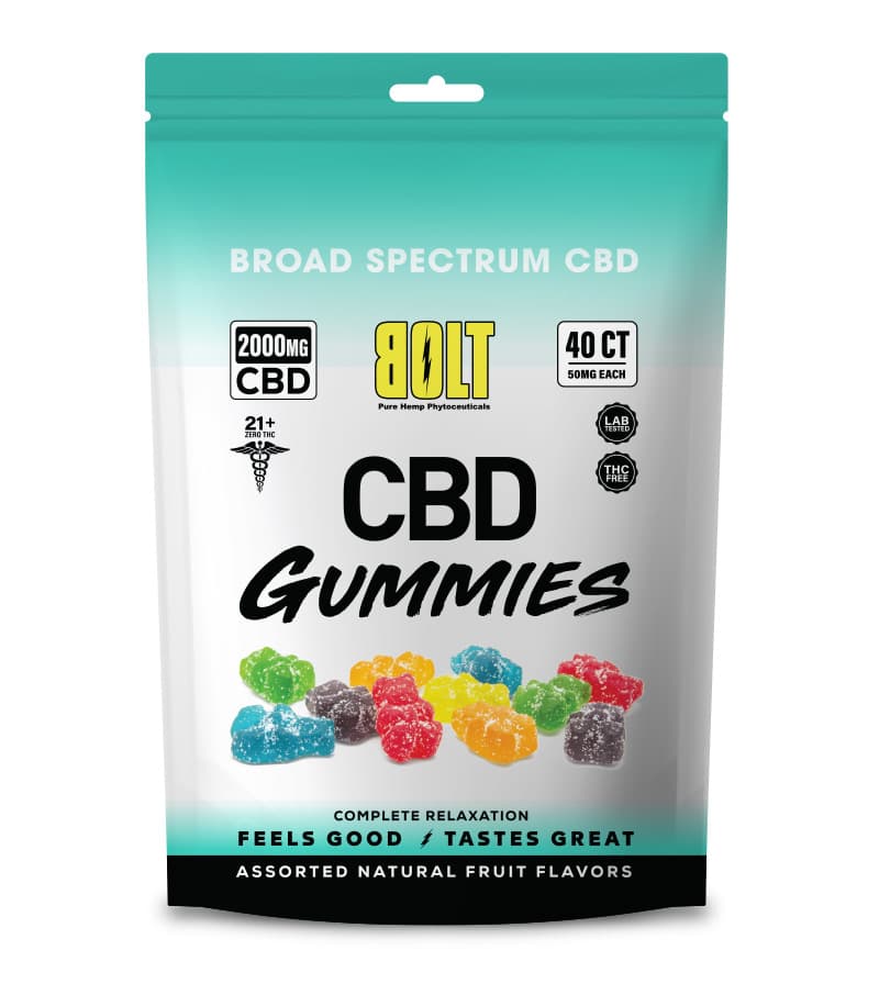 Bolt Broad Spectrum CBD Gummies